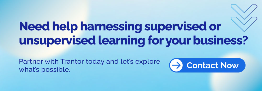 Supervised and unsupervised learning business solutions
