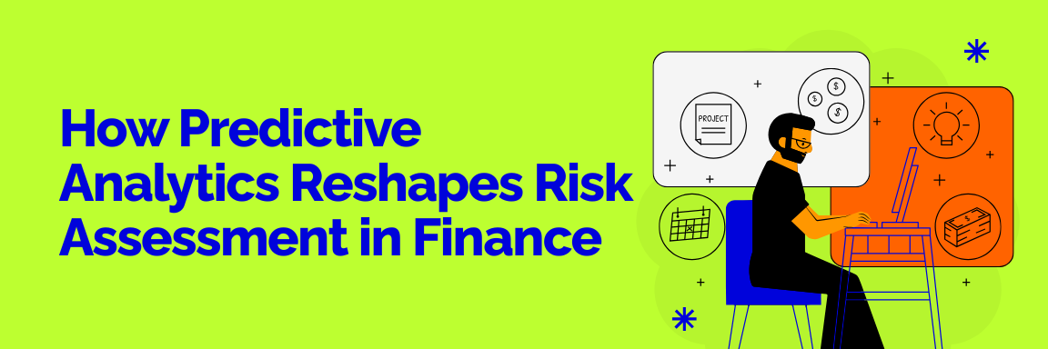 A person using predictive analytics to assess risk in finance.