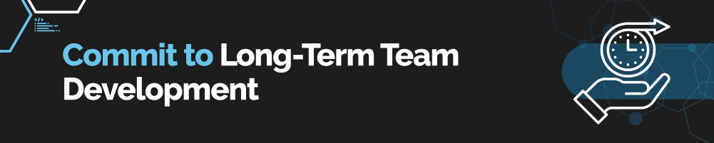 Commit to long-term team development and growth for dedicated Python developers.