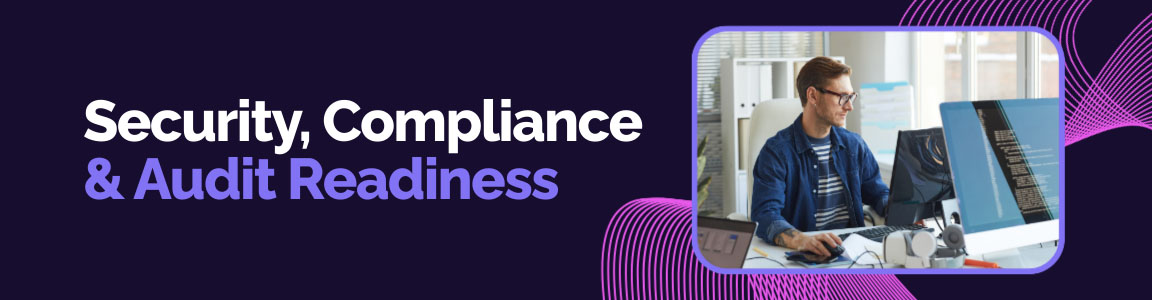 Security, compliance, and audit readiness considerations during Azure DevOps migration.