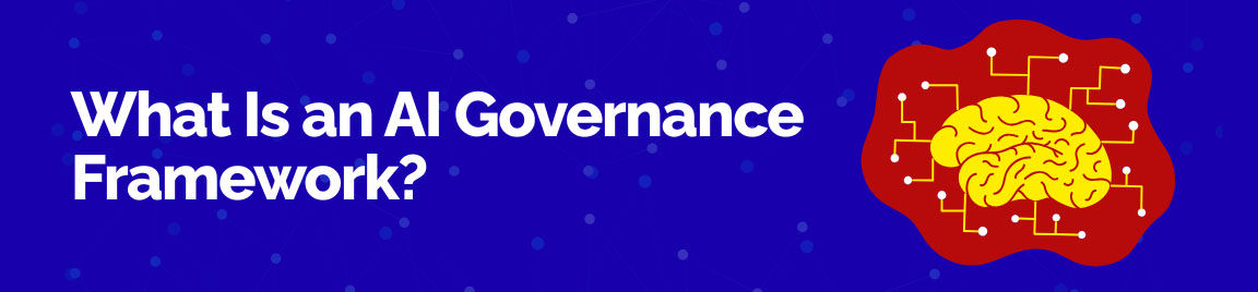 Visual explaining AI governance for generative AI and large language models in enterprises.