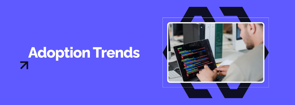 Agentic AI strategy for modern enterprises with developers analyzing large-scale application code