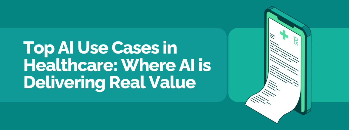 Top AI use cases in healthcare including digital prescriptions and automated medical data systems