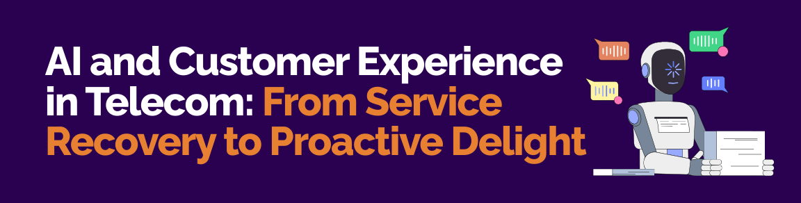 AI improving telecom customer experience with intelligent chatbot support system