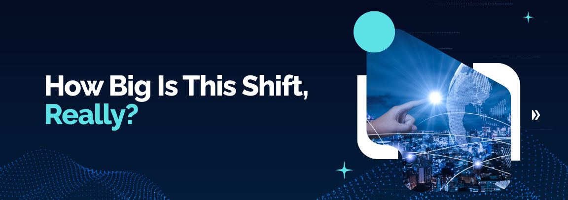 How big is the shift in agentic commerce with global digital transformation and AI adoption