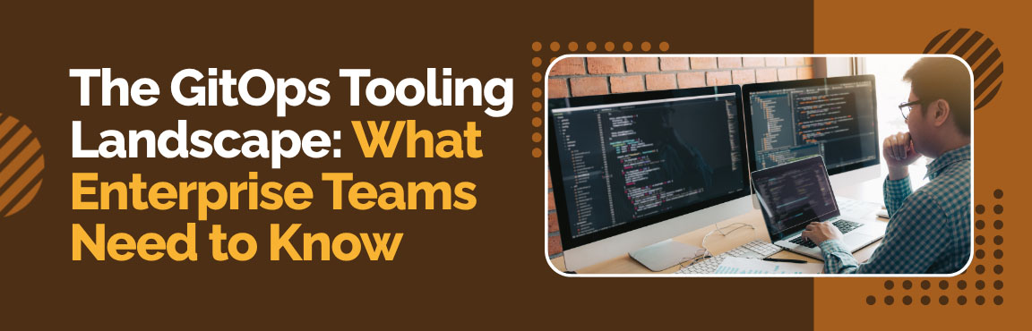 GitOps tooling landscape with CI/CD pipelines, Kubernetes, and infrastructure as code platforms