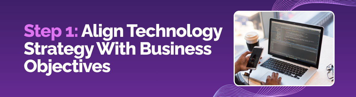 Aligning technology strategy with business objectives using software development and digital tools